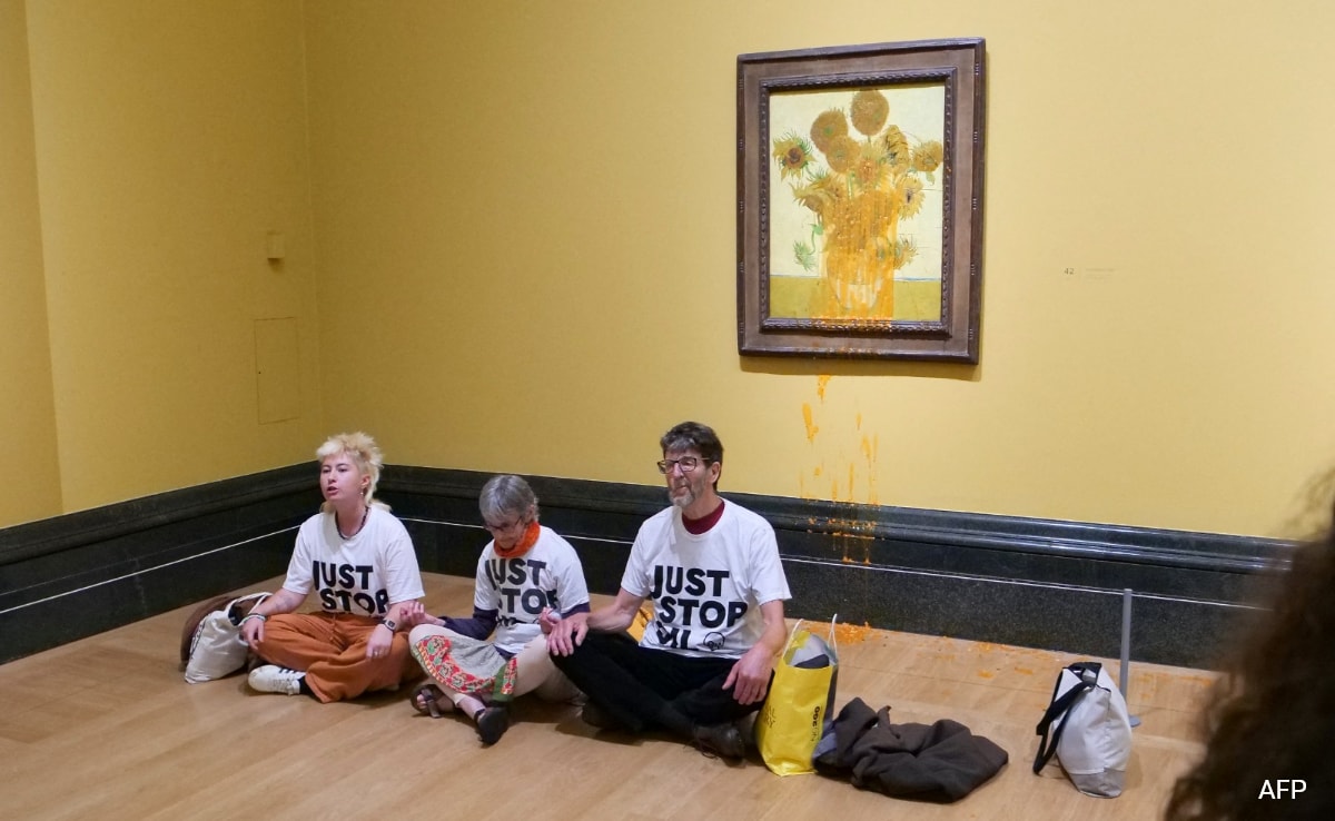 Activists Throw Soup On Van Gogh Paintings Hours After 2 Jailed