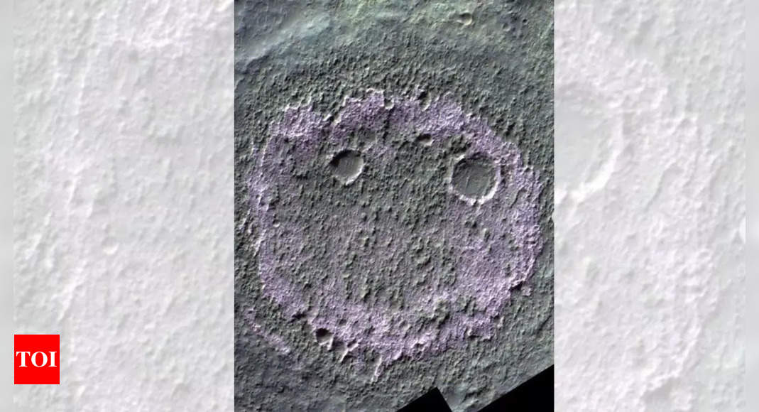 ESA unveils ‘spooky smiley face’ on Mars – see the fascinating image and how netizens are reacting