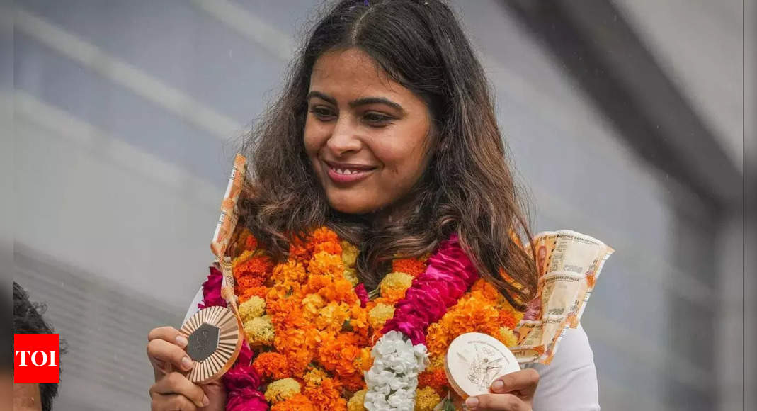 Manu Bhaker shushes social media trolls towards display of two Olympic medals, says... | More sports News - Times of India