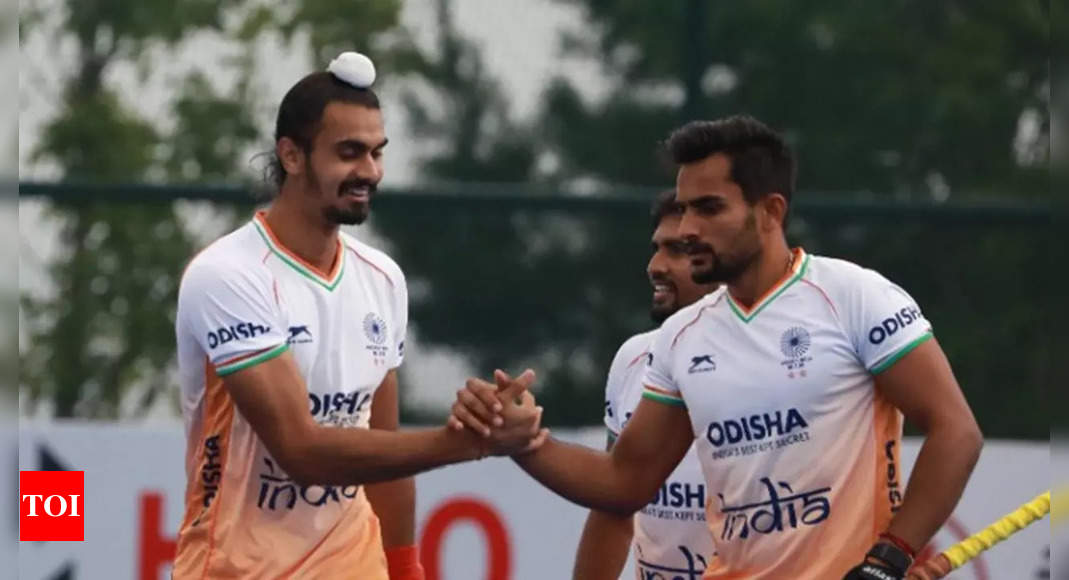 Raj Kumar's hat-trick helps India thrash Malaysia 8-1; enter Asian Champions Trophy semis | Hockey News - Times of India