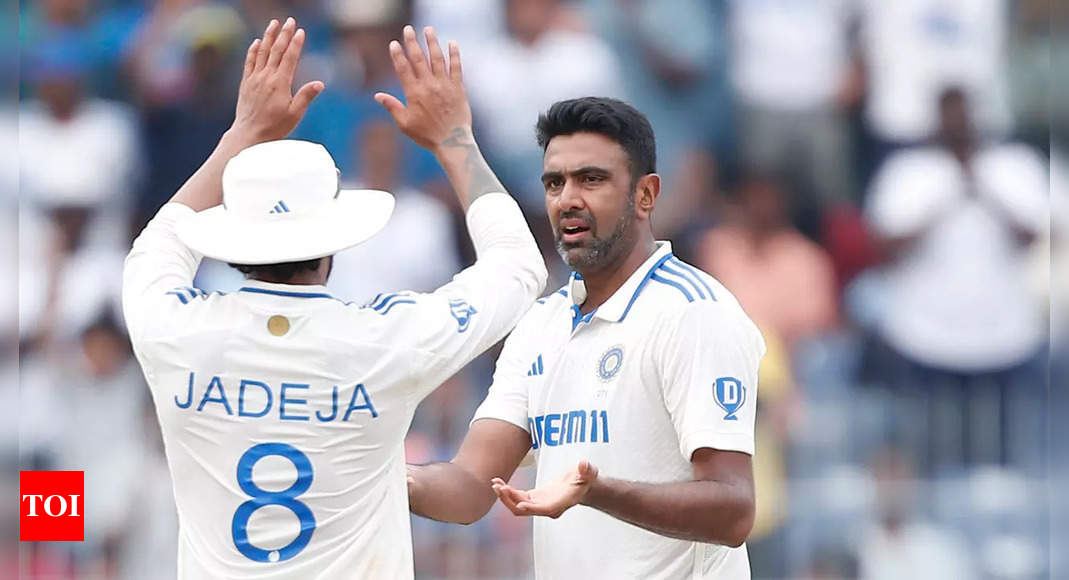 Ravichandran Ashwin breaks Anil Kumble's record of most Test wickets in Asia by an Indian | Cricket News – Times of India