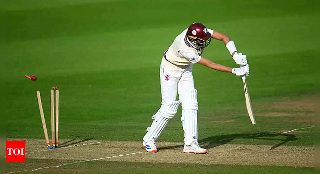 Watch: How a dropped towel saved a batsman from losing his wicket | Cricket News - Times of India