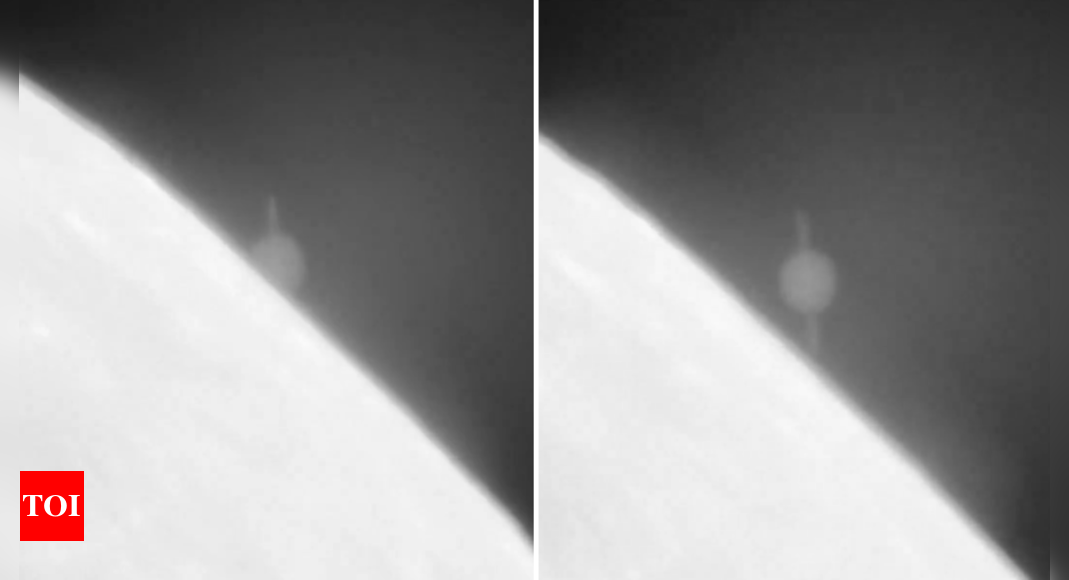 Watch: Saturn emerges from behind the Moon in rare video