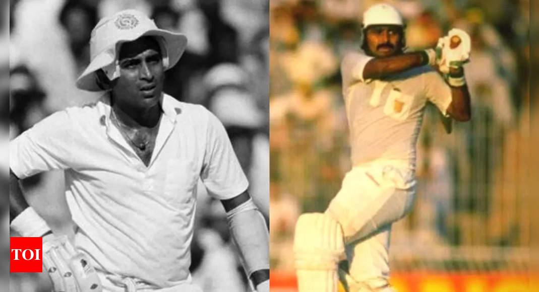 When Sunil gavaskar and Syed Kirmani wondered why Javed Miandad was doing this | Cricket News – Times of India