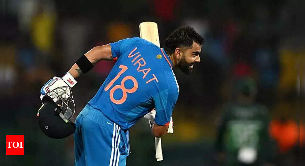 When Virat Kohli smashed Sachin Tendulkar's record to power India to their biggest ODI victory against Pakistan | Cricket News – Times of India