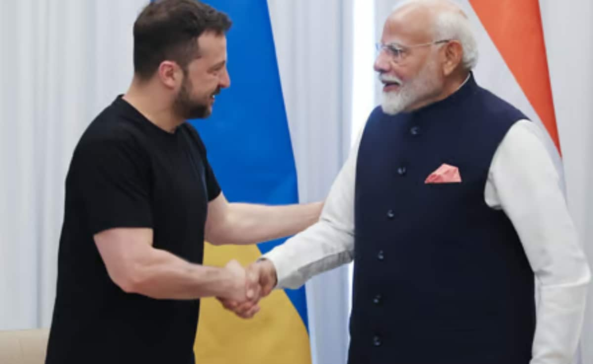 "Grateful" For PM Modi's Support For Ukraine's Territorial Integrity: Zelensky