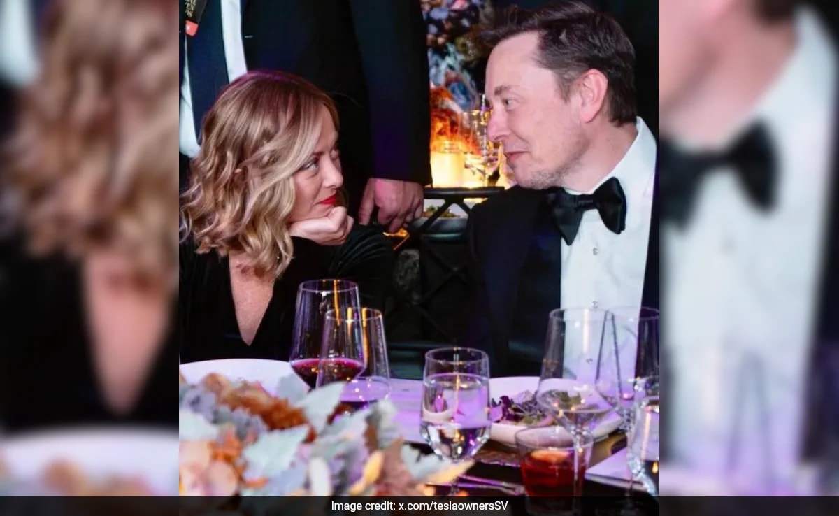 "We Are Not Dating": Elon Musk After Photo With Giorgia Meloni Goes Viral