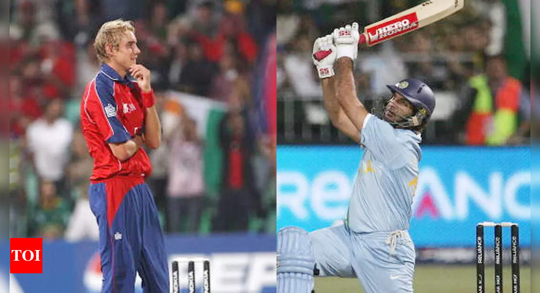 'It could have been seven…': Stuart Broad reveals 'unknown' details of Yuvraj Singh's historic 'six sixes' at 2007 T20 World Cup | Cricket News – Times of India