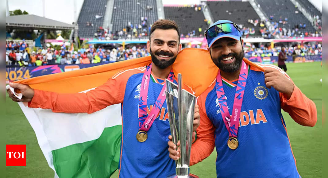 'Jab India jeetta hai toh Pakistan mein … ': Former Pakistan captain brutally trolled for congratulating Rohit Sharma, Virat Kohli | Cricket News – Times of India