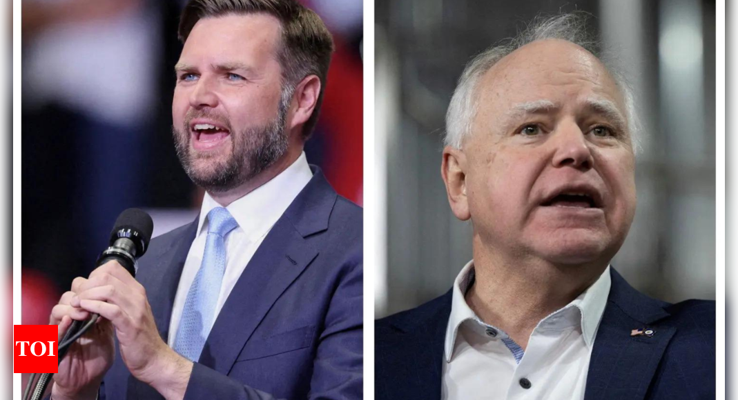 JD Vance vs Tim Walz debate tonight: Why polls think this could make or break US elections | World News – Times of India