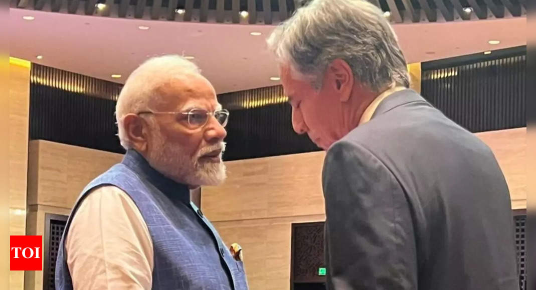 PM Modi meets US secretary of state Antony Blinken on sidelines of East Asia Summit, condoles lives lost in Hurricane Milton