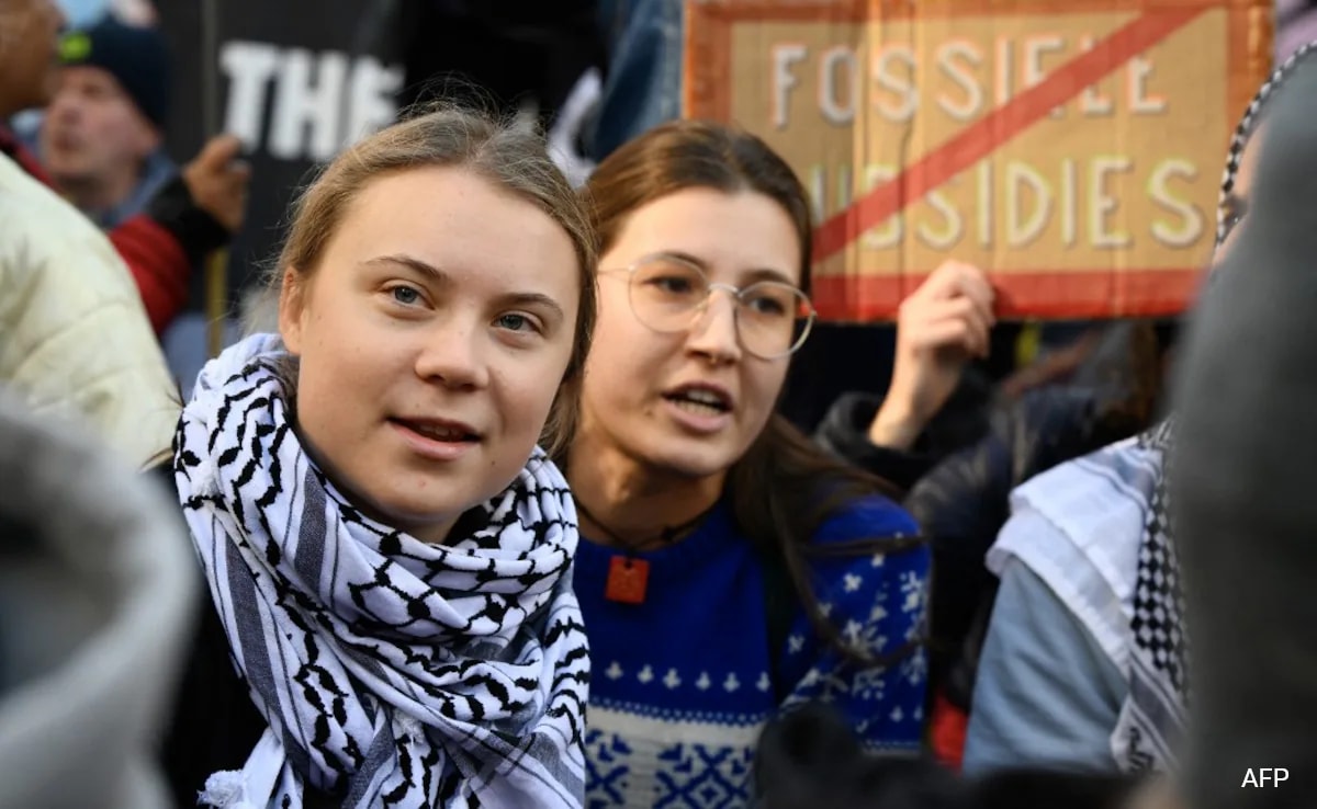 Greta Thunberg Detained In Brussels For Blocking Road During Protest