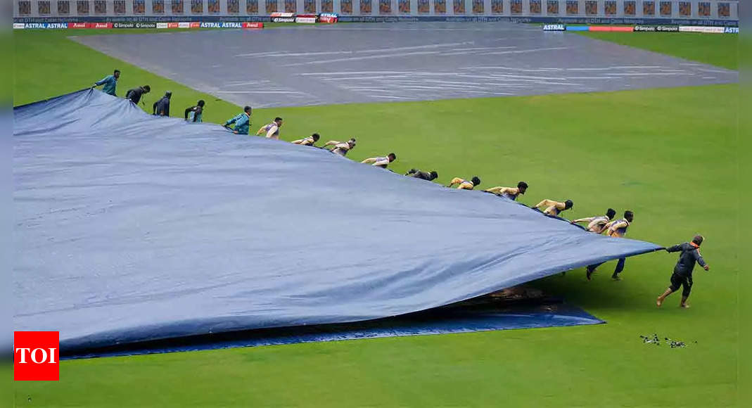 India vs New Zealand, 1st Test: Rain washes out Day 1 | Cricket News – Times of India