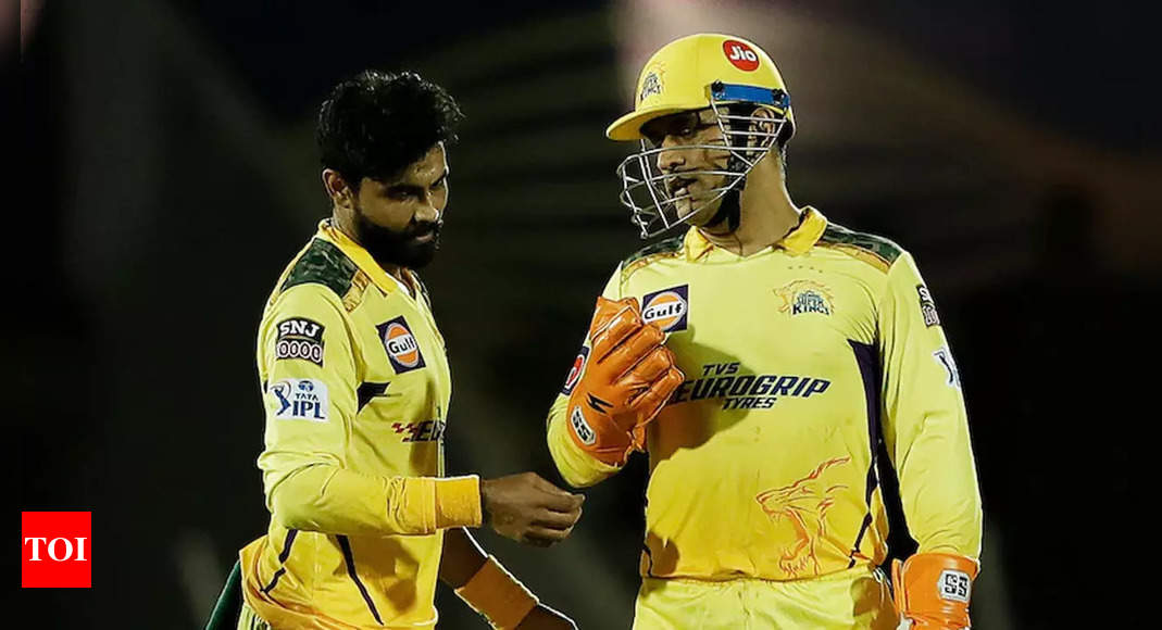 MS Dhoni's helicopter, Ravindra Jadeja's sword! Have Chennai Super Kings announced their retained players before the deadline? | Cricket News - Times of India