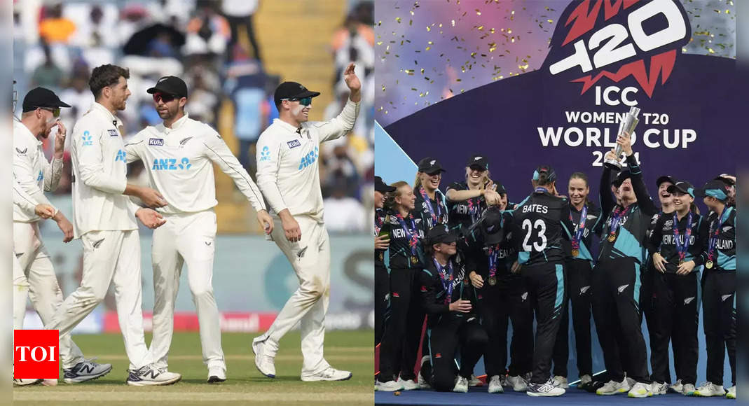 New Zealand Cricket's Historic Week: First-ever Test series win in India and maiden Women's T20 World Cup triumph | Cricket News – Times of India