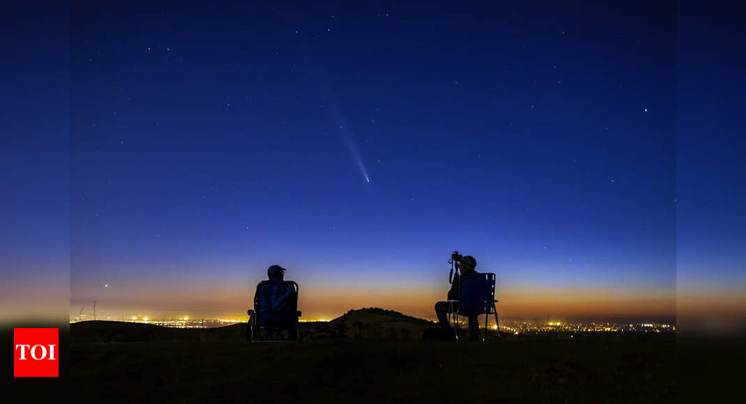 Rare comet graces Indian skies for first time in 80,000 years