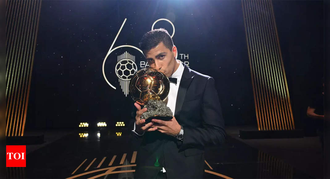 Spain's Rodri wins Ballon d'Or for best player in the world | Football News - Times of India