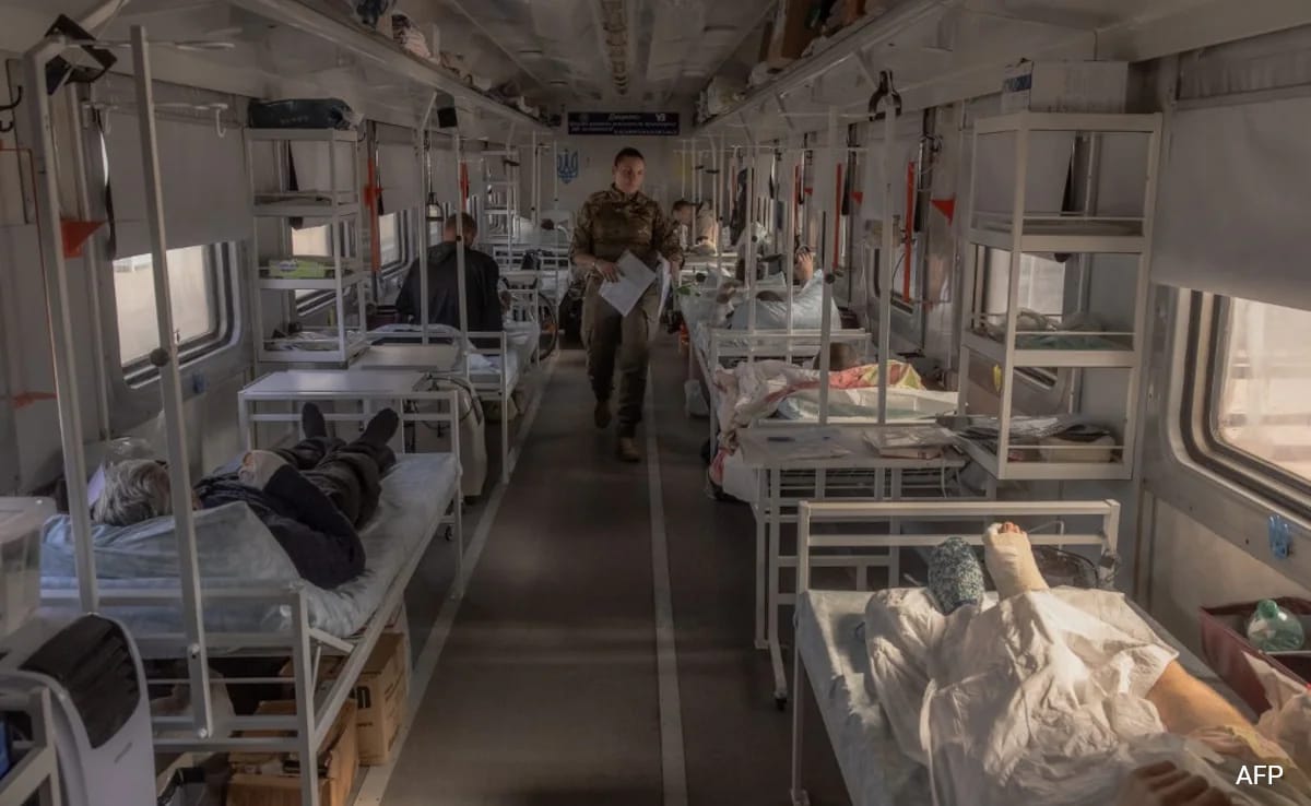 The Secret Train Evacuating Wounded Ukrainian Soldiers