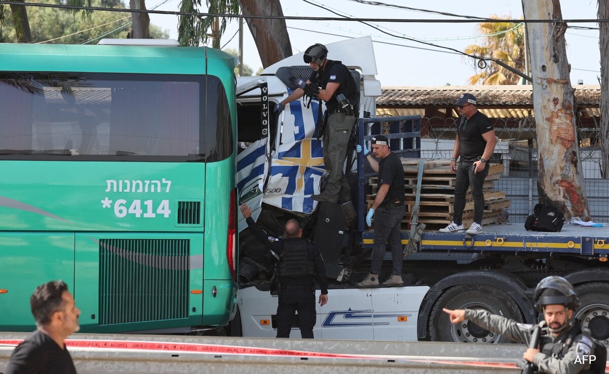 Truck Rams Into Bus Stop In Israel's Tel Aviv, Dozens Injured