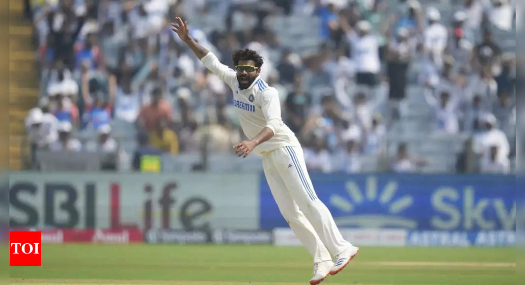 WATCH: Ravindra Jadeja stuns everyone with a run-out out of nowhere - Times of India