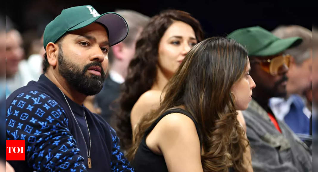 Watch: Rohit Sharma shares spotlight with Thierry Henry, Ronaldinho during NBA Abu Dhabi Game | Off the field News - Times of India