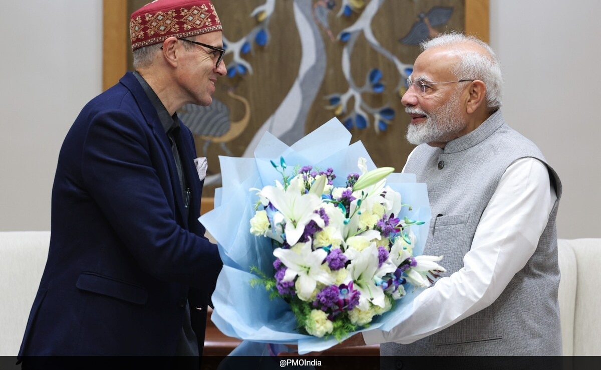 J&K Chief Minister Omar Abdullah Meets PM Narendra Modi In Delhi