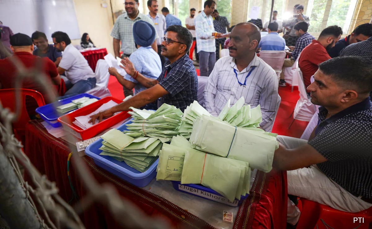 Election Results 2024 LIVE: BJP Nears 50-Seat Mark In Haryana, Trails In J&K