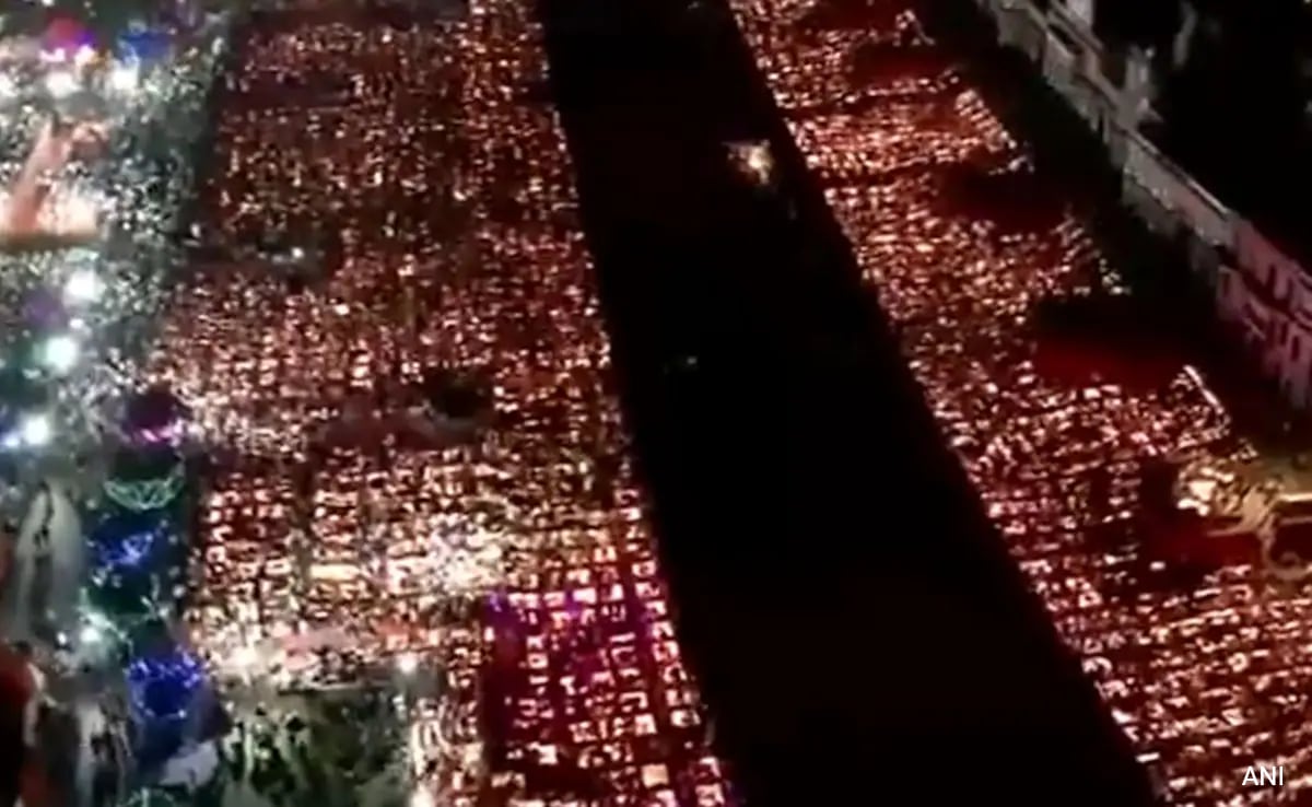 Video: Ayodhya Sparkles With Over 25 Lakh Diyas On Deepotsav, A New Record