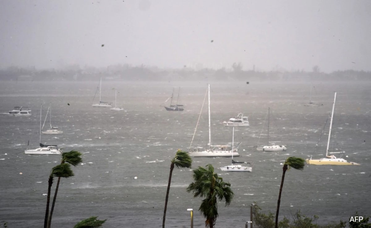 "Nightmare Scenario": Man Rescued 48 Km Offshore After Hurricane Milton