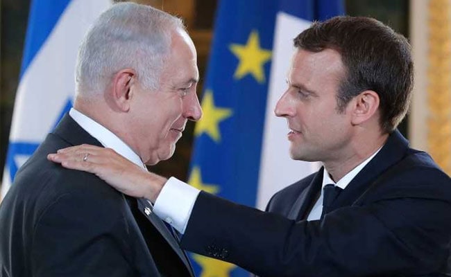 "Shame On Them": Netanyahu As Macron Calls For Halt On Arms Deliveries