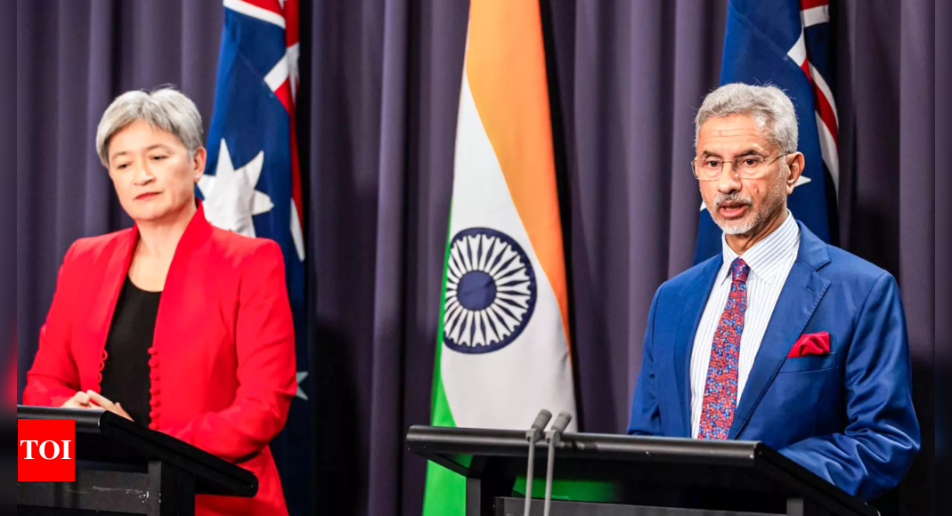 Australian counterpart on dais, EAM S Jaishankar slams Canada | India News