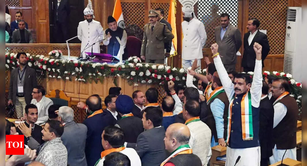 Will run parallel govt if J&K Speaker challenges sovereignty of country: BJP | India News