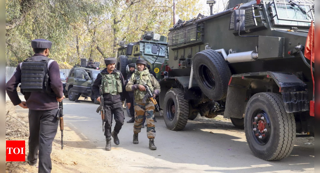 J&K forces kill terrorist duo, find bodies of 2 slain village guards near rivulet