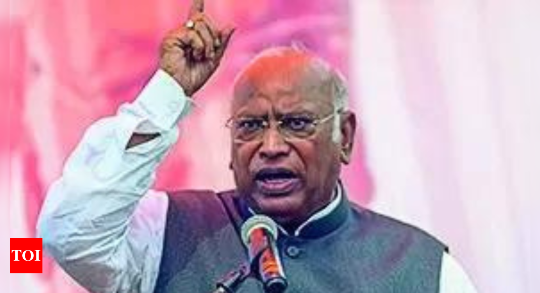 'PM Modi believes in buying MLAs like goats, toppling governments': Kharge steps up attack against BJP | India News