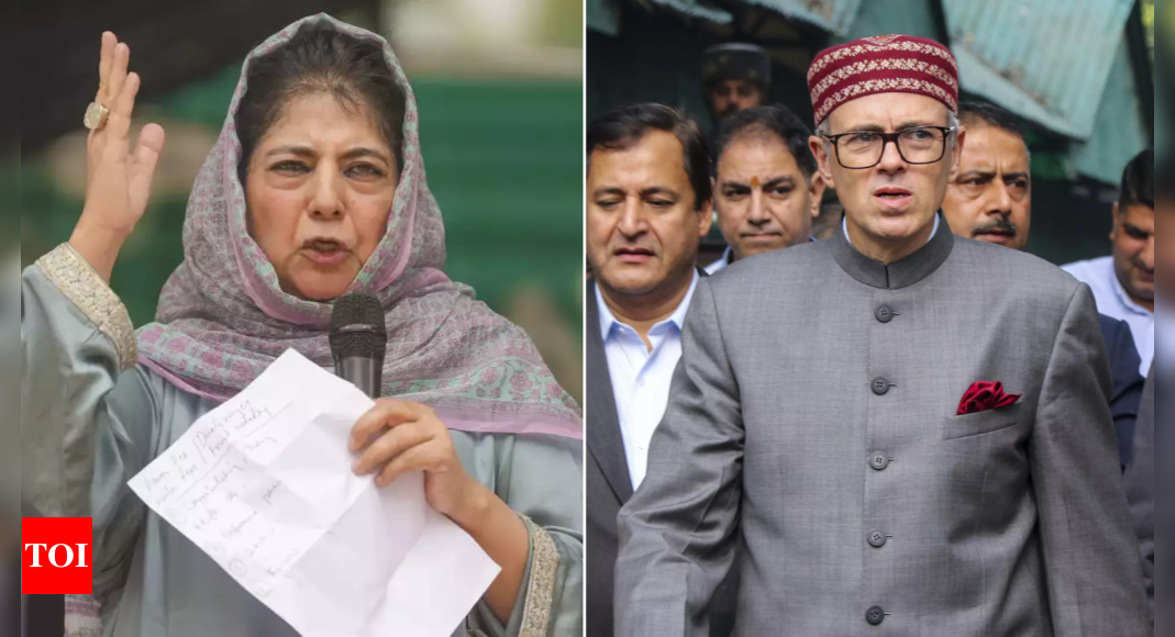 ‘Our hands already painted with blood’: Mehbooba warns Omar Abdullah over Indus Treaty remarks | India News