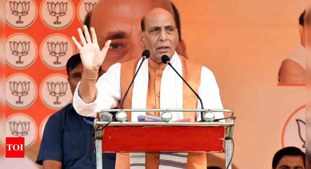 Congress has no blueprint, lying on caste census, says Rajnath Singh