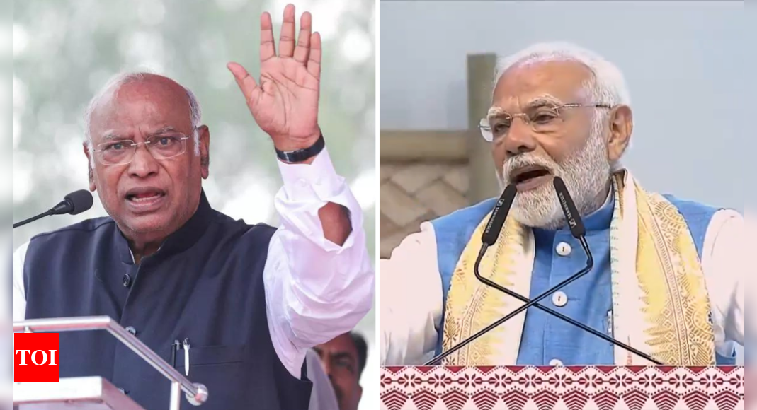 ‘Only concerned about saving his chair’: Mallikarjun Kharge targets PM Modi over Manipur unrest | India News