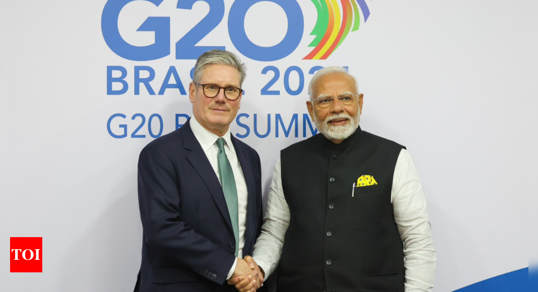 PM Modi and UK PM Keir Starmer discuss strategic partnership at G20 Summit