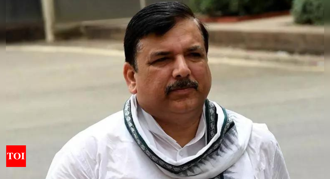 Adani group tried to enter Delhi’s power sector but Kejriwal stopped them: AAP’s Sanjay Singh | India News