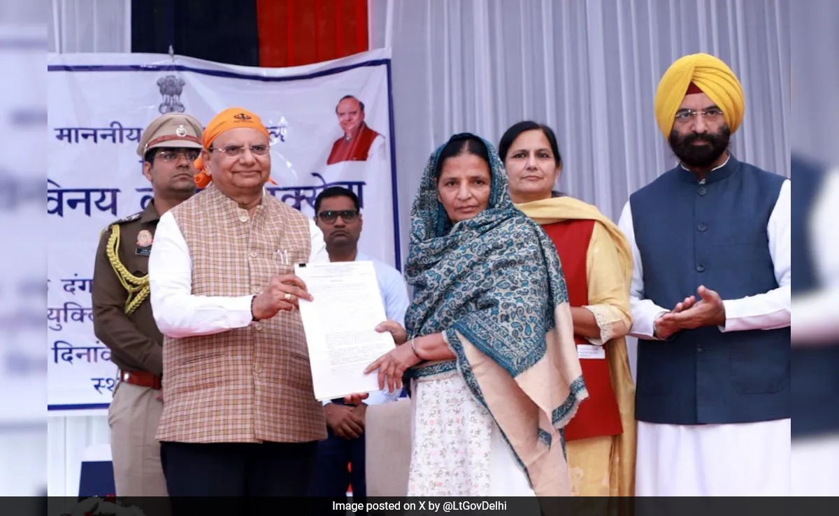 47 Survivors Of 1984 Anti Sikh Riots Handed Out Job Letters