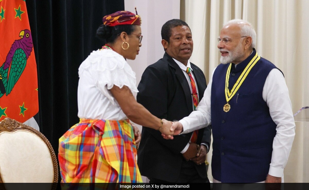 PM Modi Bestowed Dominica’s Highest National Honour