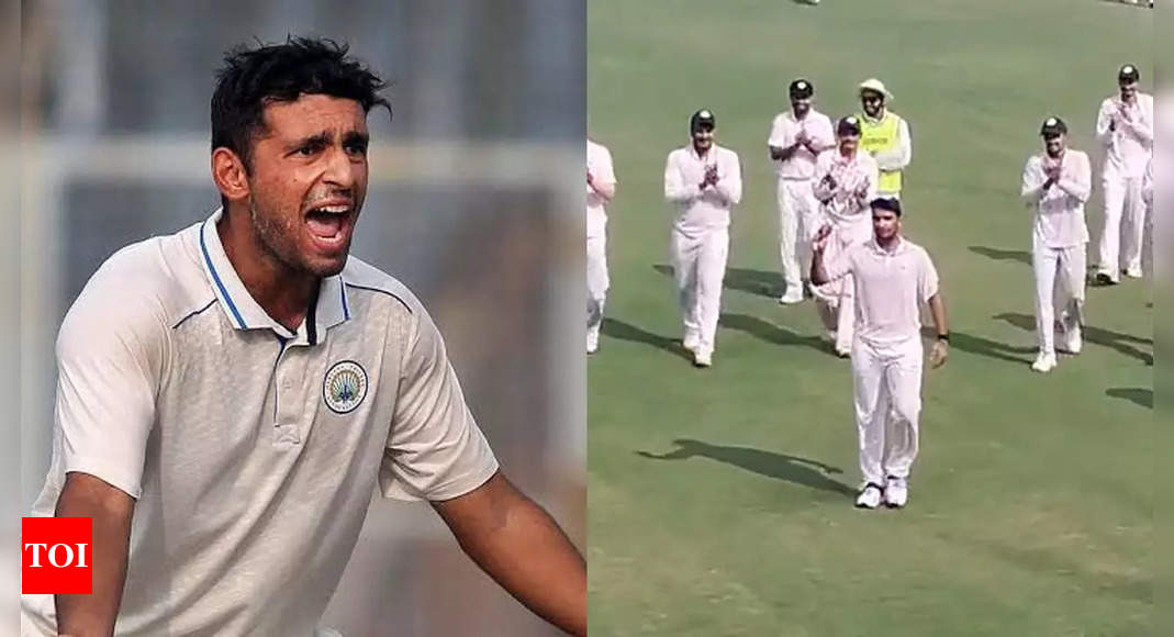 Anshul Kamboj delivers 'Perfect 10'! Takes all 10 wickets, first time in Ranji Trophy in 39 years | Cricket News – Times of India