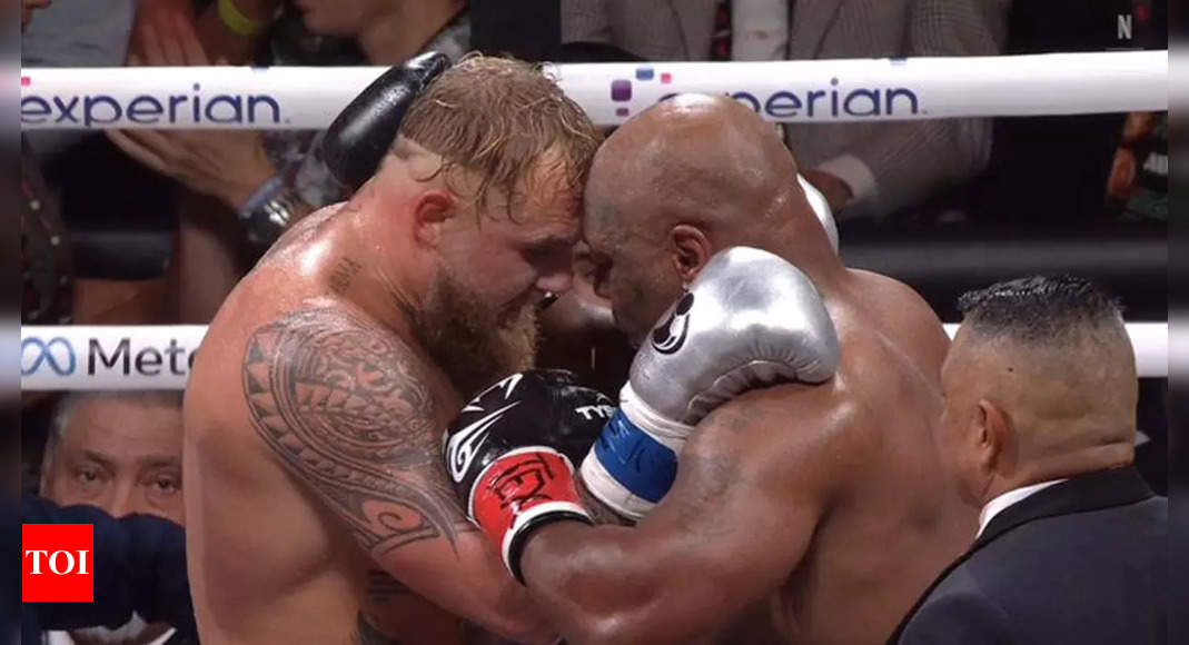 Jake Paul beats Mike Tyson by unanimous decision in Texas | Boxing News – Times of India