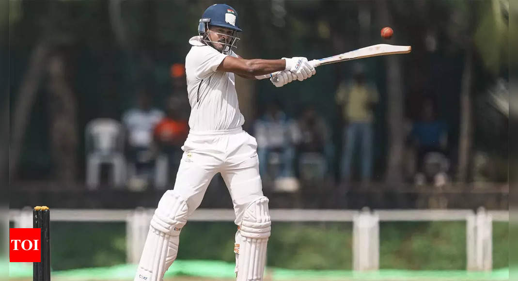 Ranji Trophy: Shreyas Iyer smashes 100 off 101 balls, his second First Class ton on the trot | Cricket News – Times of India