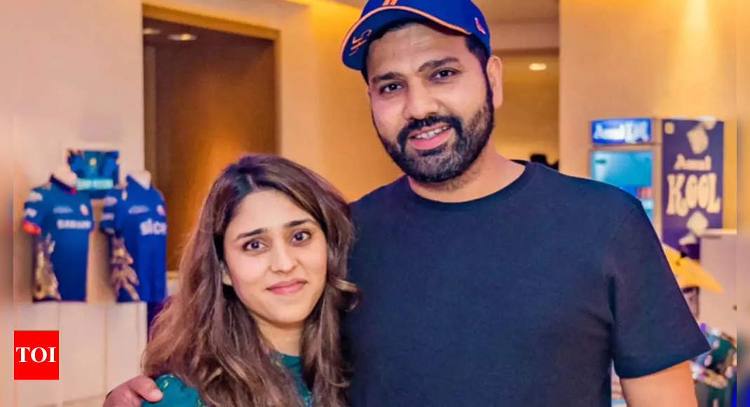 Ritika Sajdeh reacts to Aaron Finch's comment defending Rohit Sharma for taking leave due to 'personal reasons' | Cricket News – Times of India