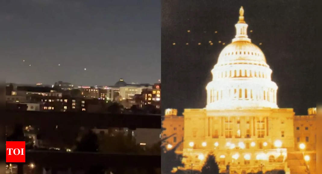 UFO sighting over Capitol Hill? Viral UFO lights snap sparks debate after Congress hearings on potential alien spacecraft