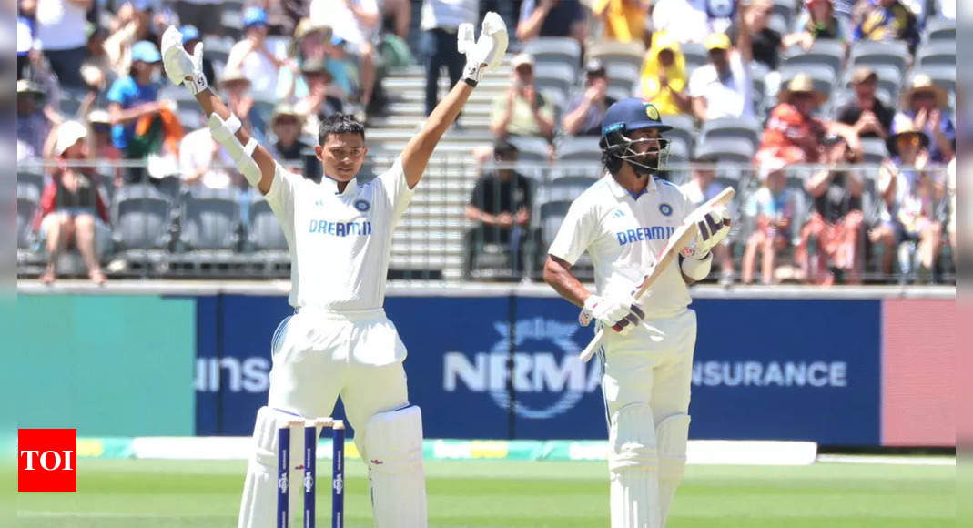 Yashasvi Jaiswal's maiden century Down Under puts Australia under the pump | Cricket News – Times of India