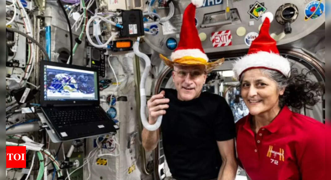 Sunita Williams turns Santa! International Space Station crew spreads Christmas cheer in space after SpaceX Dragon resupply mission