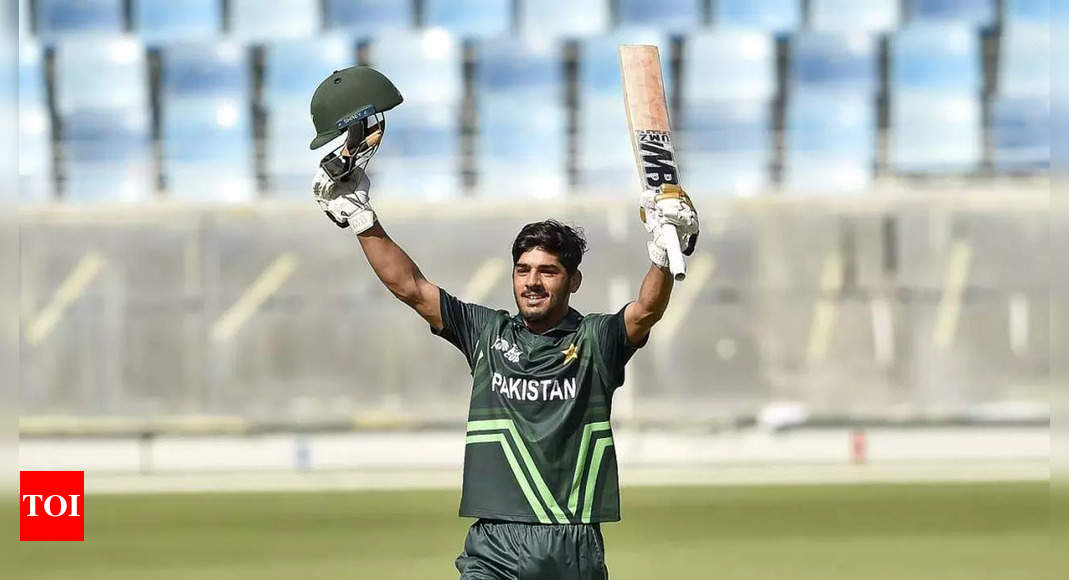 U19 Asia Cup: Ton-up Shahzaib Khan, pacers fire Pakistan to 43-run win over India | Cricket News - Times of India