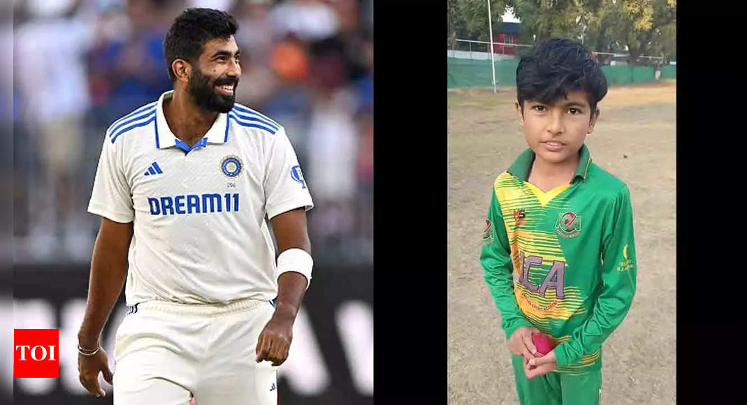 Watch: Pakistan boy imitates Jasprit Bumrah's bowling action | Cricket News - Times of India